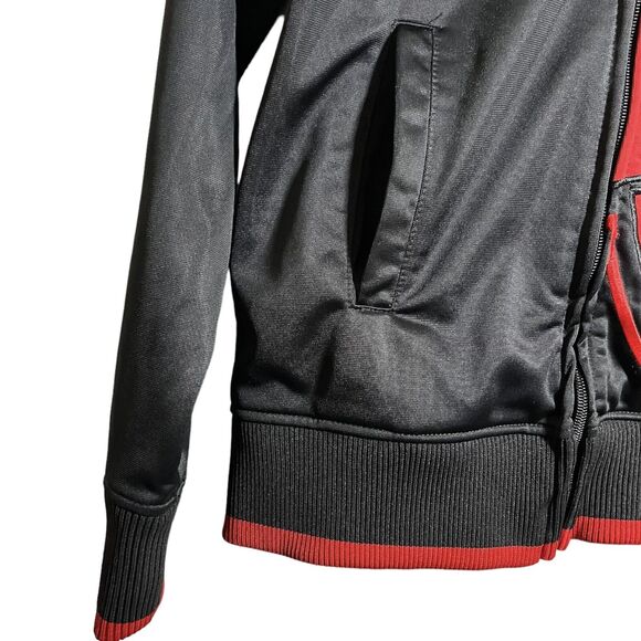 Los Angeles LA Clippers NBA Jacket Blue Label UNK Pockets Black Red Youth Medium - Picture 9 of 10